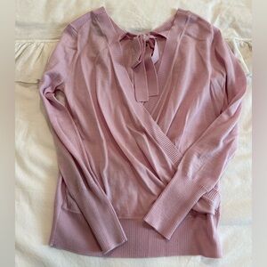 Jcrew open back sweater